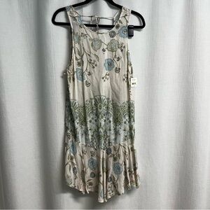 Free People Intimately Floral Boho Sundress Swimsuit Coverup Size Medium